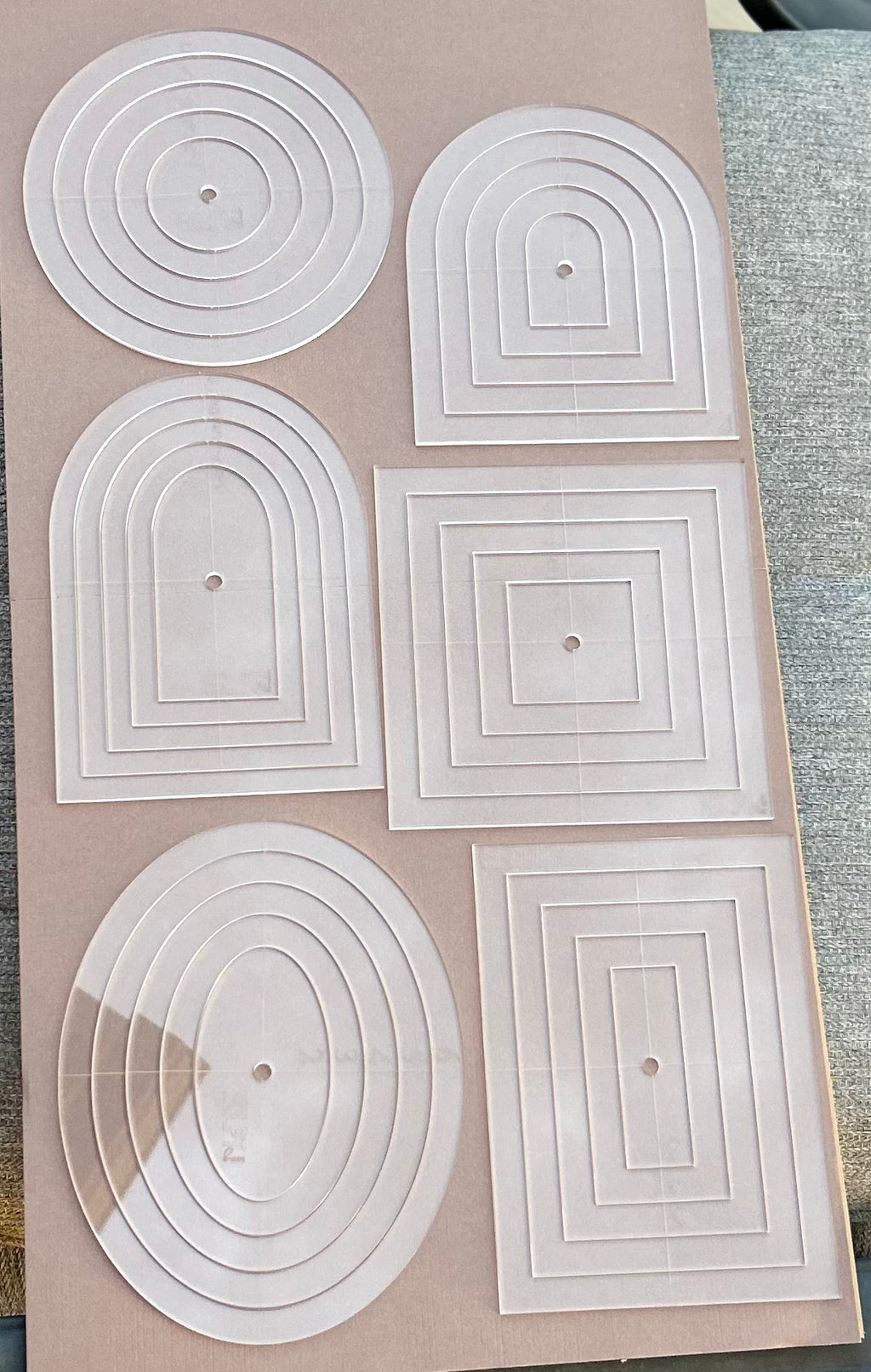 Individual Acrylic Templates