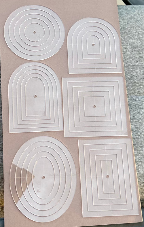 Complete Set of Acrylic Templates